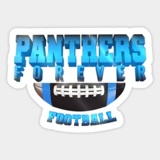 Panthers forever football Sticker